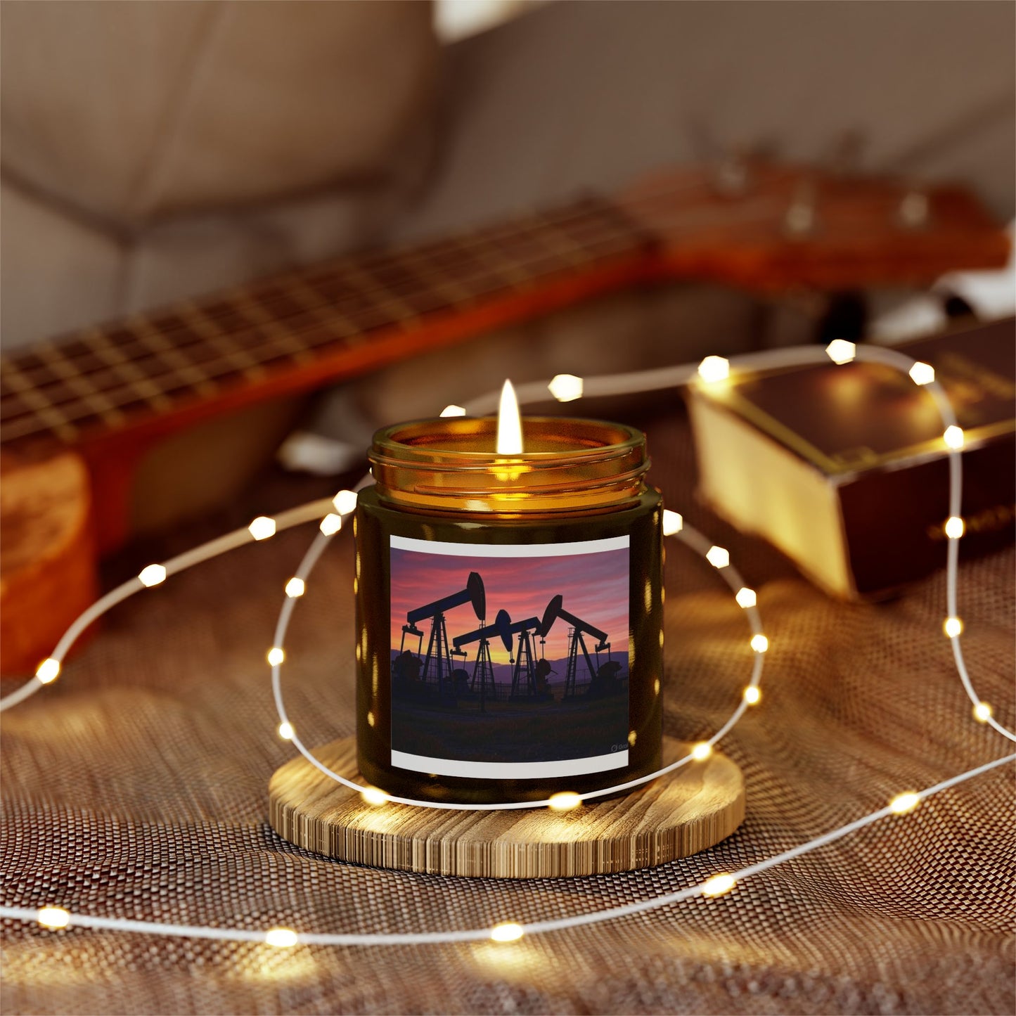 Candle Collection, Eco-Friendly Coconut Apricot Wax Scented Candles, Home Decor, Gifts for Her, Relaxation, Aromatherapy, Sunset Vibe