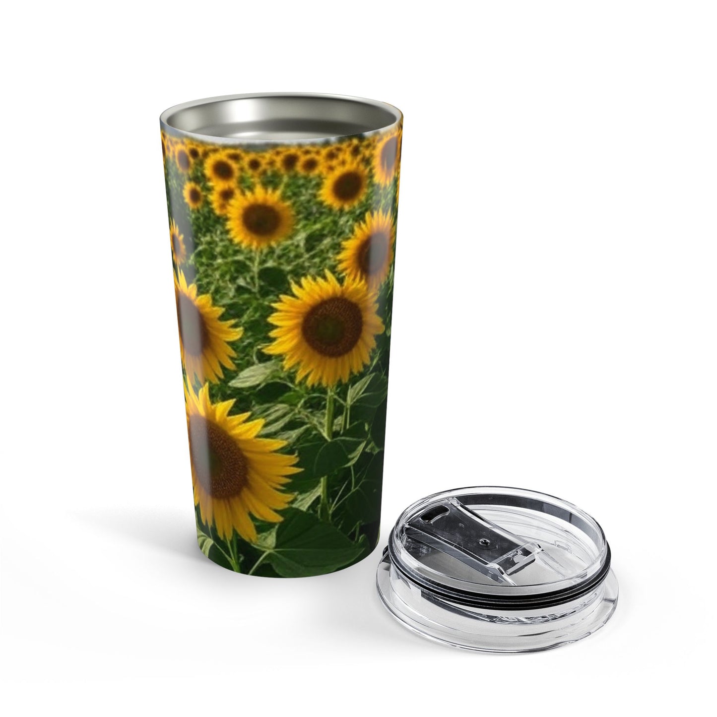 Sunflower Tumbler 20oz | Floral Travel Mug | Eco-Friendly Drinkware | Gift for Nature Lovers | Summer Beverage Cup
