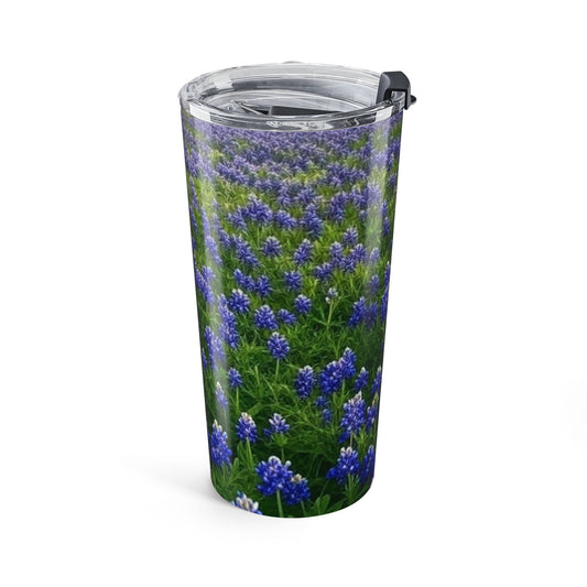 Bluebonnet Fields Tumbler, Floral Travel Mug, Nature Lover Gift, Summer Drinkware, Eco-Friendly Cup, Outdoor Adventure