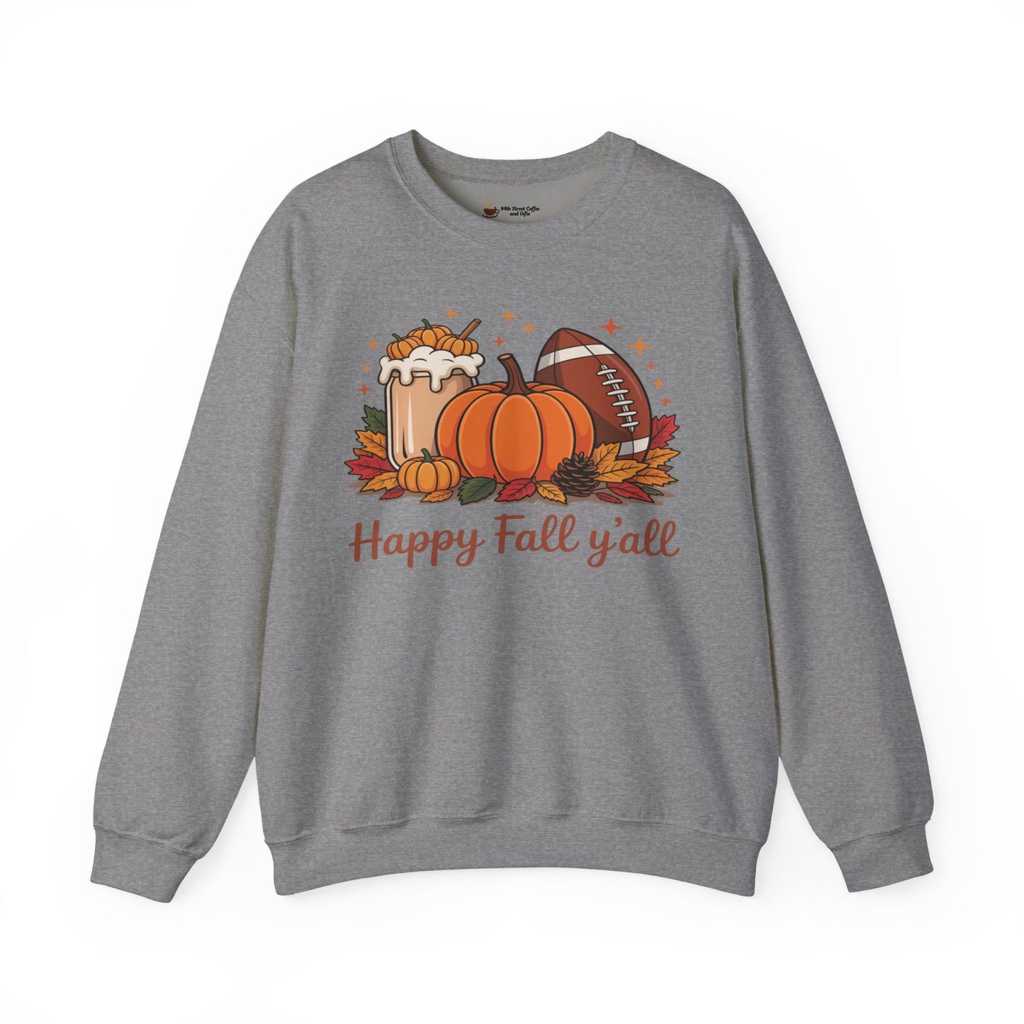 Fall Sweatshirt: Cozy Unisex Crewneck for Autumn, Seasonal Fashion, Thanksgiving Gift, Casual Wear, Holiday Apparel