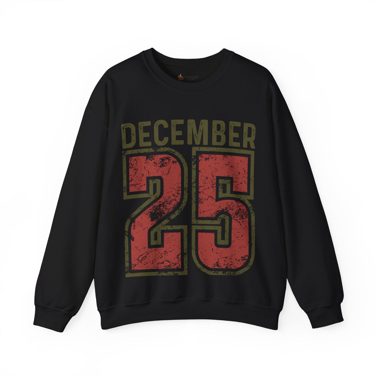 Cozy December 25 Sweatshirt, Festive Crewneck, Holiday Apparel, Christmas Gift, Warm Winter Wear, Unisex Sweatshirt