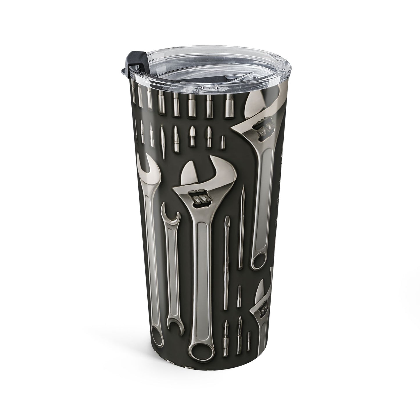 Handy Tools Tumbler 20oz, Ideal Gift for DIY Lovers, Mechanic Drinkware, Personalized Tool Mug, Birthday Present for Dad