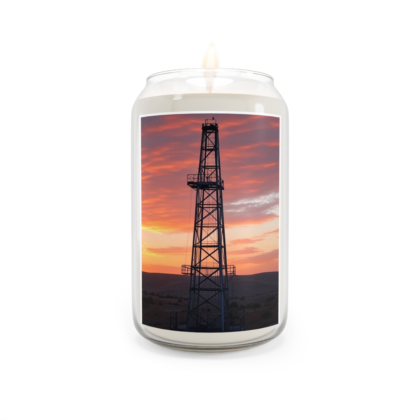 Rustic Sunset Scented Soy Candle | Aromatherapy for Home Decor, Gifts for Her, Relaxation, Eco-Friendly, Cabin Decor
