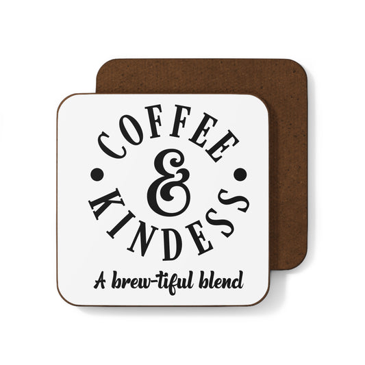 Coffee Lover's Hardboard Coaster - Life is Too Short for Bad Coffee - Home Decor, Gift Idea, Kitchen Accessory, Housewarming, Coffee Shop