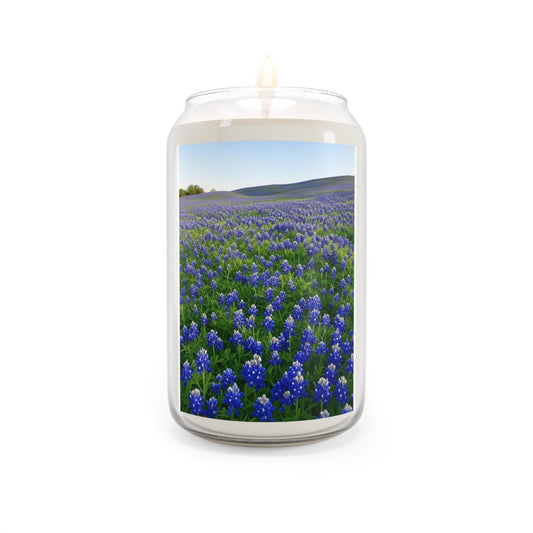 Aromatherapy Scented Soy Candles | Relaxing Bluebonnet Floral Fragrance, Home Decor, Gift for Her, Candle Lovers, Eco-friendly