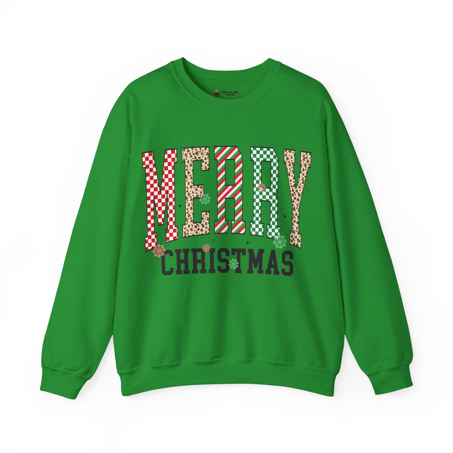 Merry Christmas Sweatshirt, Cozy Holiday Crewneck, Festive Unisex Sweatshirt, Perfect for Winter, Christmas Gift, Holiday Apparel