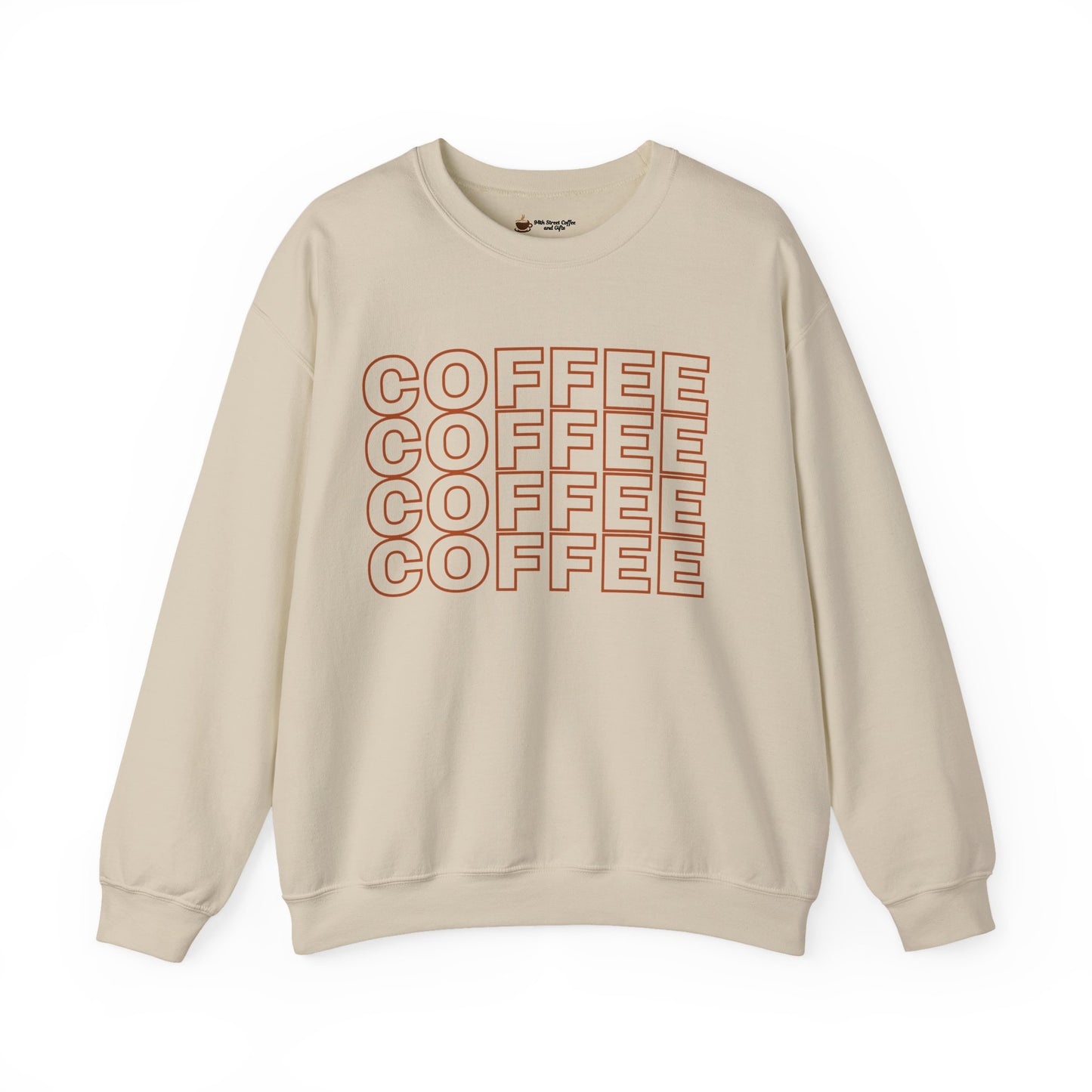 Cozy Coffee Crewneck Sweatshirt | Perfect Gift for Coffee Lovers, Casual Wear, Coffee-Themed Apparel, Relaxed Fit, Everyday Comfort