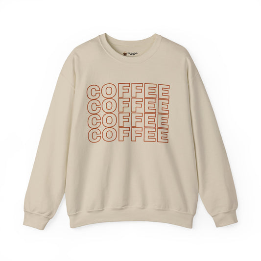 Cozy Coffee Crewneck Sweatshirt | Perfect Gift for Coffee Lovers, Casual Wear, Coffee-Themed Apparel, Relaxed Fit, Everyday Comfort