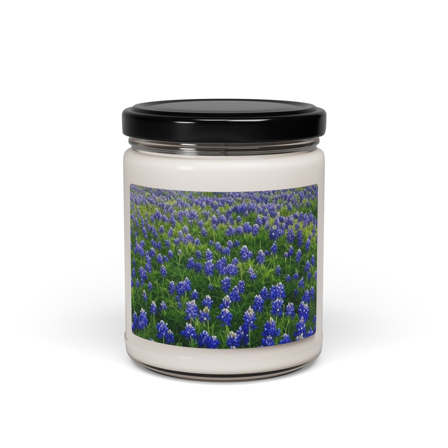 Bluebonnet Field Scented Soy Candle - Aromatherapy Gift, Home Decor, Relaxation, Floral Scent, Candle Gift Set