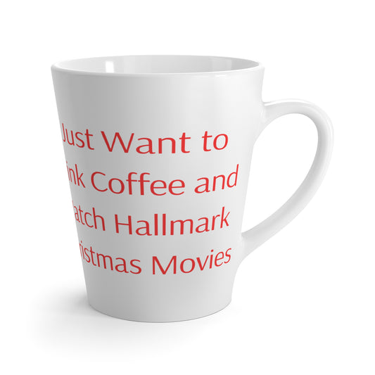 Cozy Holiday Latte Mug - Celebrate Christmas with Humor, Gift for Coffee Lovers, Festive Drinkware, Cute Holiday Decor