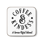 Coffee Lover's Hardboard Coaster - Life is Too Short for Bad Coffee - Home Decor, Gift Idea, Kitchen Accessory, Housewarming, Coffee Shop