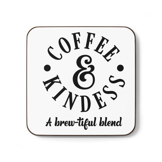 Coffee Lover's Hardboard Coaster - Life is Too Short for Bad Coffee - Home Decor, Gift Idea, Kitchen Accessory, Housewarming, Coffee Shop