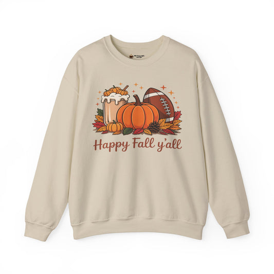 Fall Sweatshirt: Cozy Unisex Crewneck for Autumn, Seasonal Fashion, Thanksgiving Gift, Casual Wear, Holiday Apparel