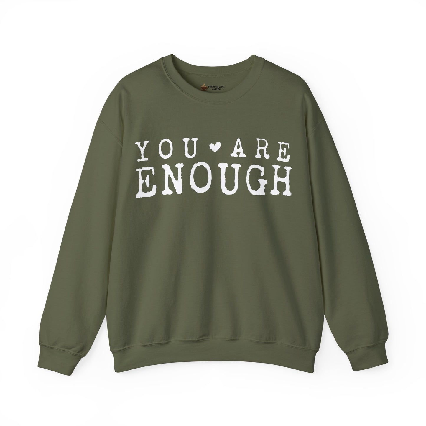 You Are Enough Sweatshirt | Cozy Crewneck | Inspiring Gift for All | Self-Love Apparel, Motivational Fashion, Everyday Comfort
