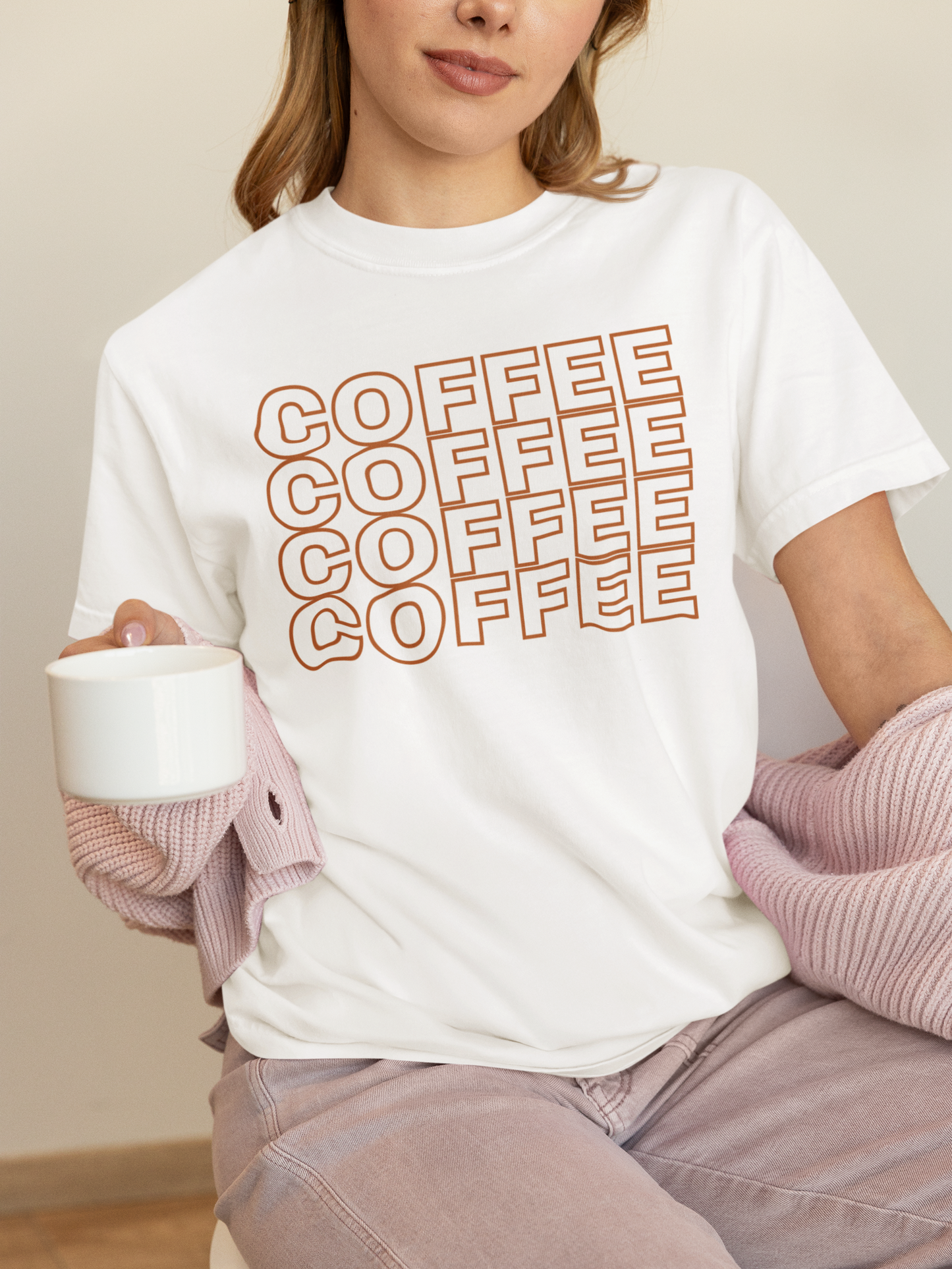Coffee Lover Unisex T-Shirt - Garment-Dyed Tee for Baristas, Gift for Coffee Enthusiasts, Casual Wear, Birthday, Coffee Shop Uniform