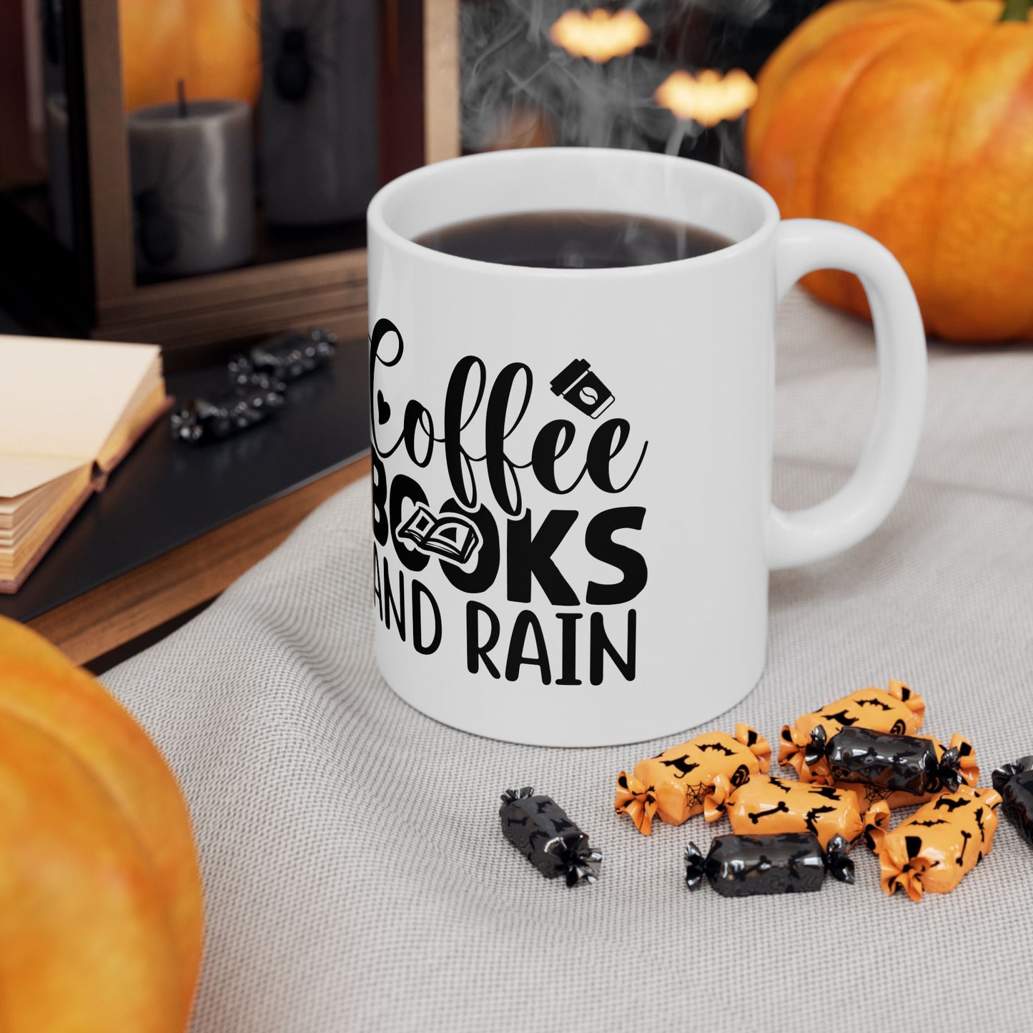 Whimsical Coffee Mug, Cute Gift for Coffee Lovers, Unique Kitchen Decor, Funny Quote Mug, Personalized Birthday Present