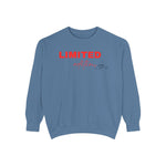 Limited Edition Unisex Garment-Dyed Sweatshirt - Cozy Casual Wear, Gift for Friends, Unique Style, Trendy Streetwear, Holiday Apparel