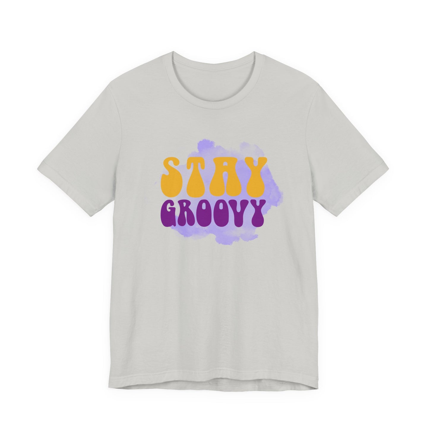 Stay Groovy Unisex Tee, Retro Graphic T-Shirt, Vintage Style Shirt, Unique Gift for Music Lovers, Fun Casual Wear, Perfect for Festivals