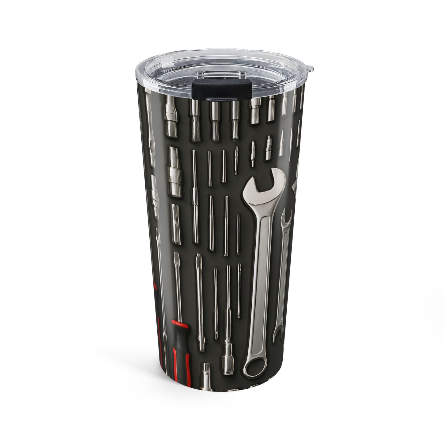 Handy Tools Tumbler 20oz, Ideal Gift for DIY Lovers, Mechanic Drinkware, Personalized Tool Mug, Birthday Present for Dad