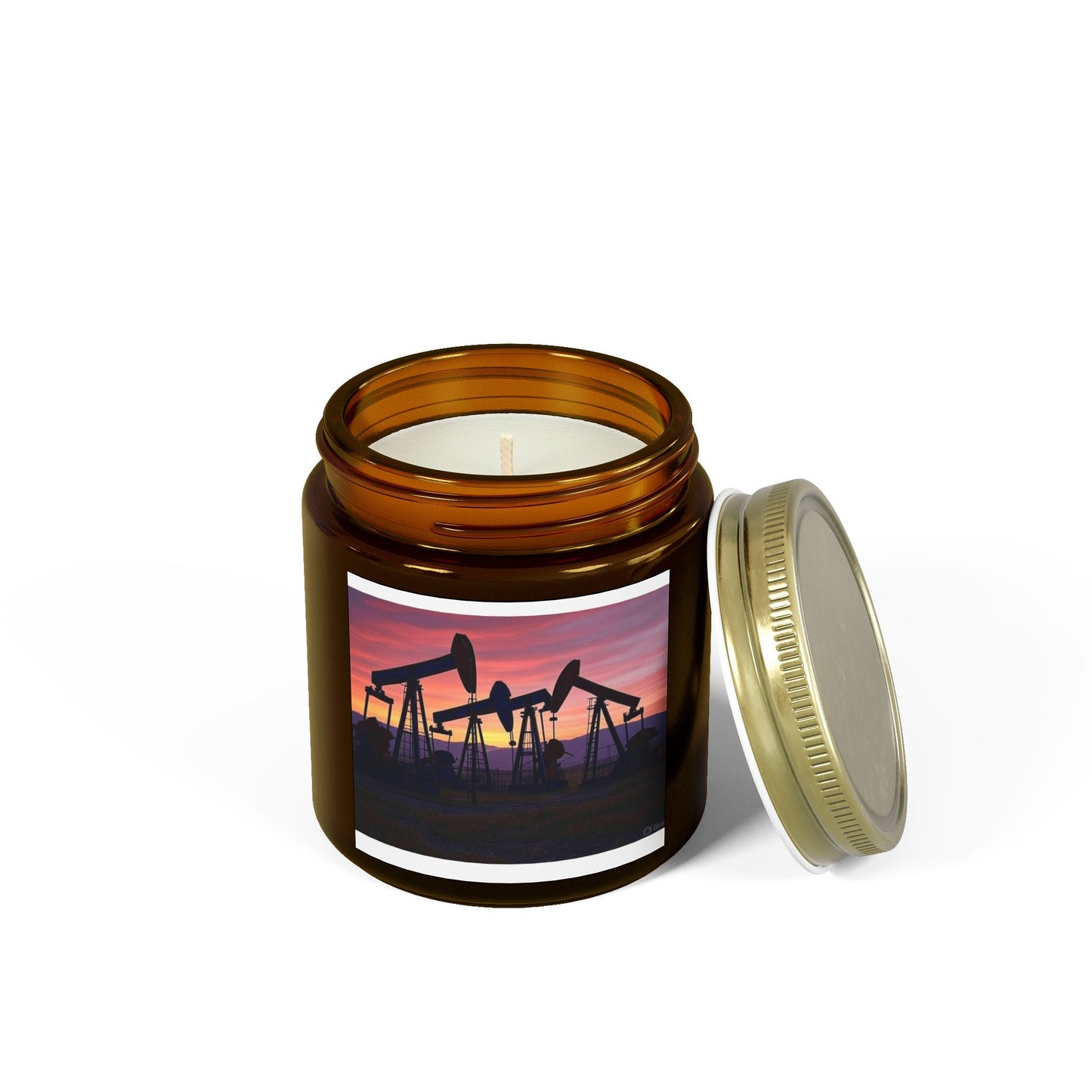 Candle Collection, Eco-Friendly Coconut Apricot Wax Scented Candles, Home Decor, Gifts for Her, Relaxation, Aromatherapy, Sunset Vibe