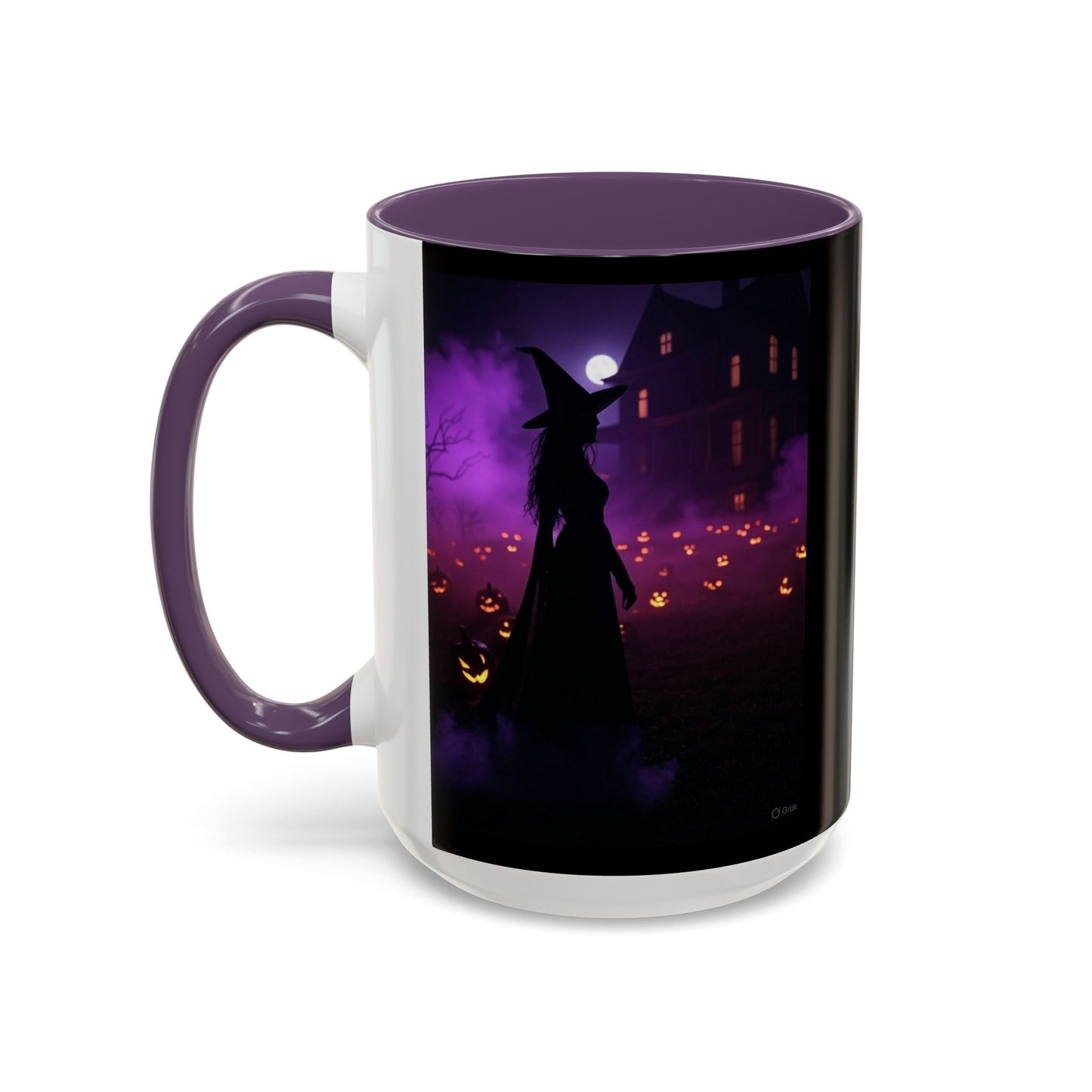 Spooky Witch Coffee Mug, Halloween Gift, Witch Decor, Home & Kitchen, Unique Mug for Coffee Lovers, Fall Drinkware, Accent Mug