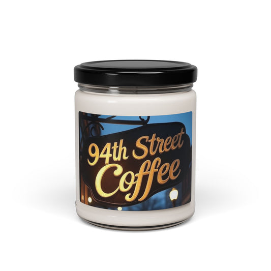 94th Street Coffee - Scented Soy Candle, Aromatherapy Gift, Home Decor, Cozy Living, Relaxation, Unique Gift for Coffee Lovers