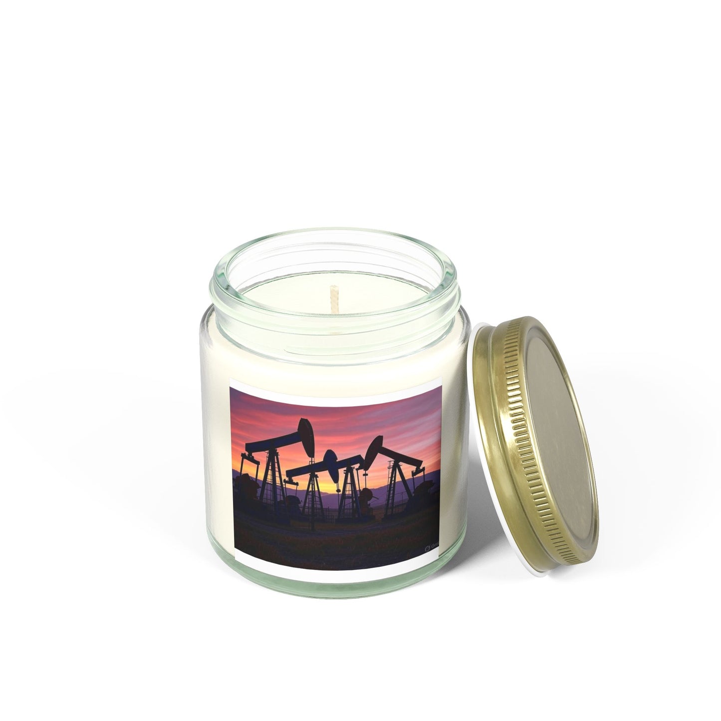 Candle Collection, Eco-Friendly Coconut Apricot Wax Scented Candles, Home Decor, Gifts for Her, Relaxation, Aromatherapy, Sunset Vibe