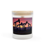 Sunset Oil Pump Candle, Aromatherapy Gift, Home Decor, Eco-Friendly Candle, Unique Gift for Oil Workers, Relaxation Candle