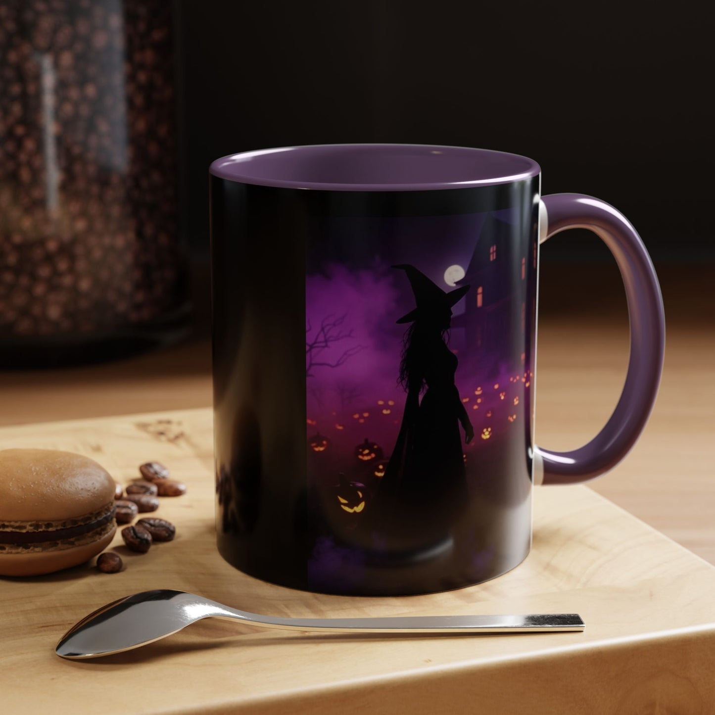 Spooky Witch Coffee Mug, Halloween Gift, Witch Decor, Home & Kitchen, Unique Mug for Coffee Lovers, Fall Drinkware, Accent Mug