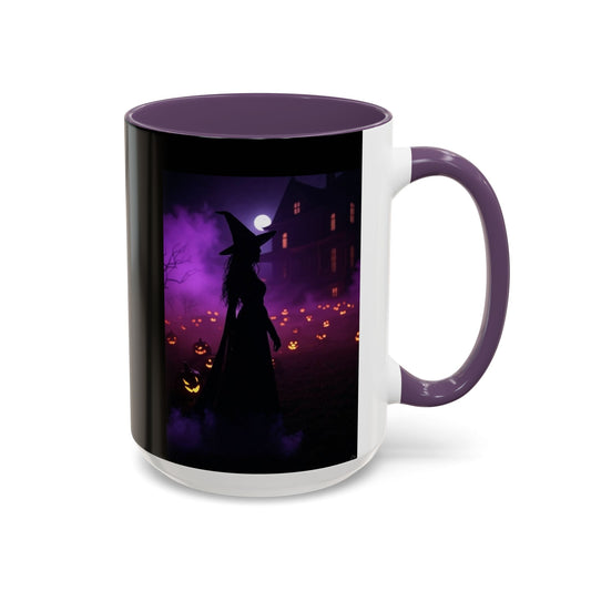 Spooky Witch Coffee Mug, Halloween Gift, Witch Decor, Home & Kitchen, Unique Mug for Coffee Lovers, Fall Drinkware, Accent Mug