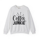 Caffeine Junkie Sweatshirt, Cozy Coffee Lover Crewneck, Gift for Baristas, Funny Coffee Sweatshirt, Perfect for Coffee Lovers