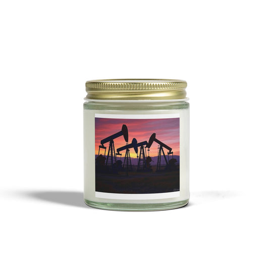 Candle Collection, Eco-Friendly Coconut Apricot Wax Scented Candles, Home Decor, Gifts for Her, Relaxation, Aromatherapy, Sunset Vibe
