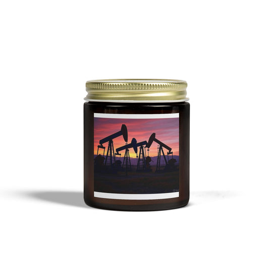 Candle Collection, Eco-Friendly Coconut Apricot Wax Scented Candles, Home Decor, Gifts for Her, Relaxation, Aromatherapy, Sunset Vibe