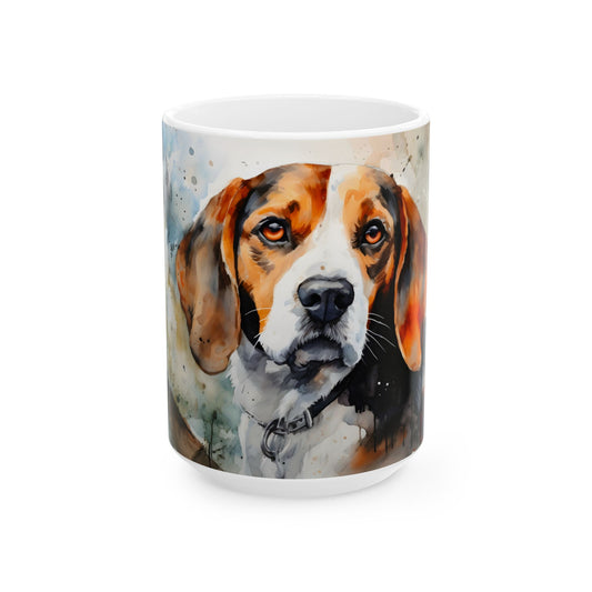 Beagle Love Ceramic Mug - 11oz & 15oz