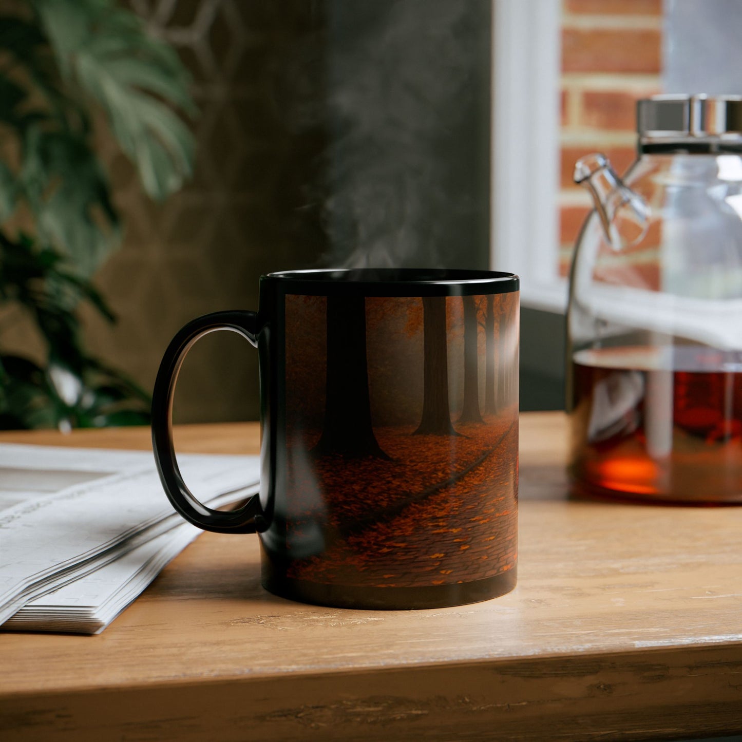 Autumn Vibes Coffee Mug - Fall Decor, Seasonal Drinkware, Cozy Gift, Nature Lover's Mug, Hot Beverage Cup