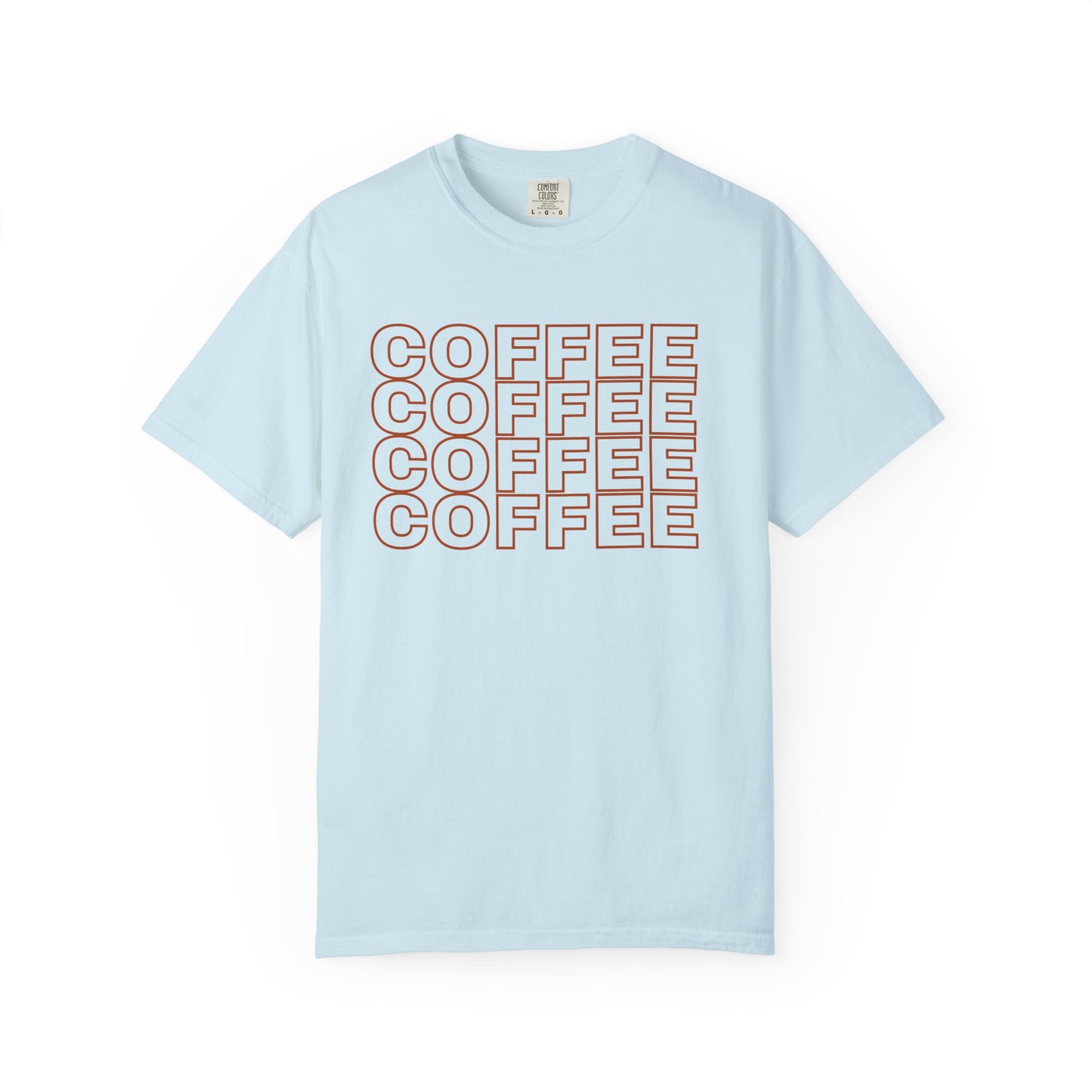 Coffee Lover Unisex T-Shirt - Garment-Dyed Tee for Baristas, Gift for Coffee Enthusiasts, Casual Wear, Birthday, Coffee Shop Uniform