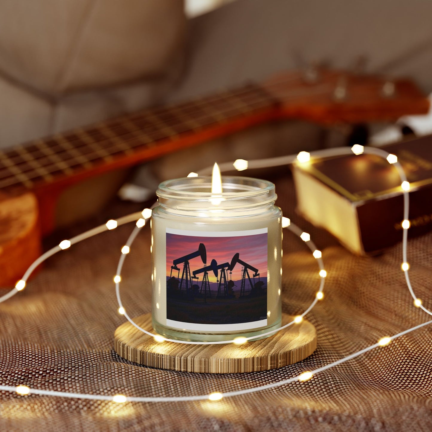 Candle Collection, Eco-Friendly Coconut Apricot Wax Scented Candles, Home Decor, Gifts for Her, Relaxation, Aromatherapy, Sunset Vibe