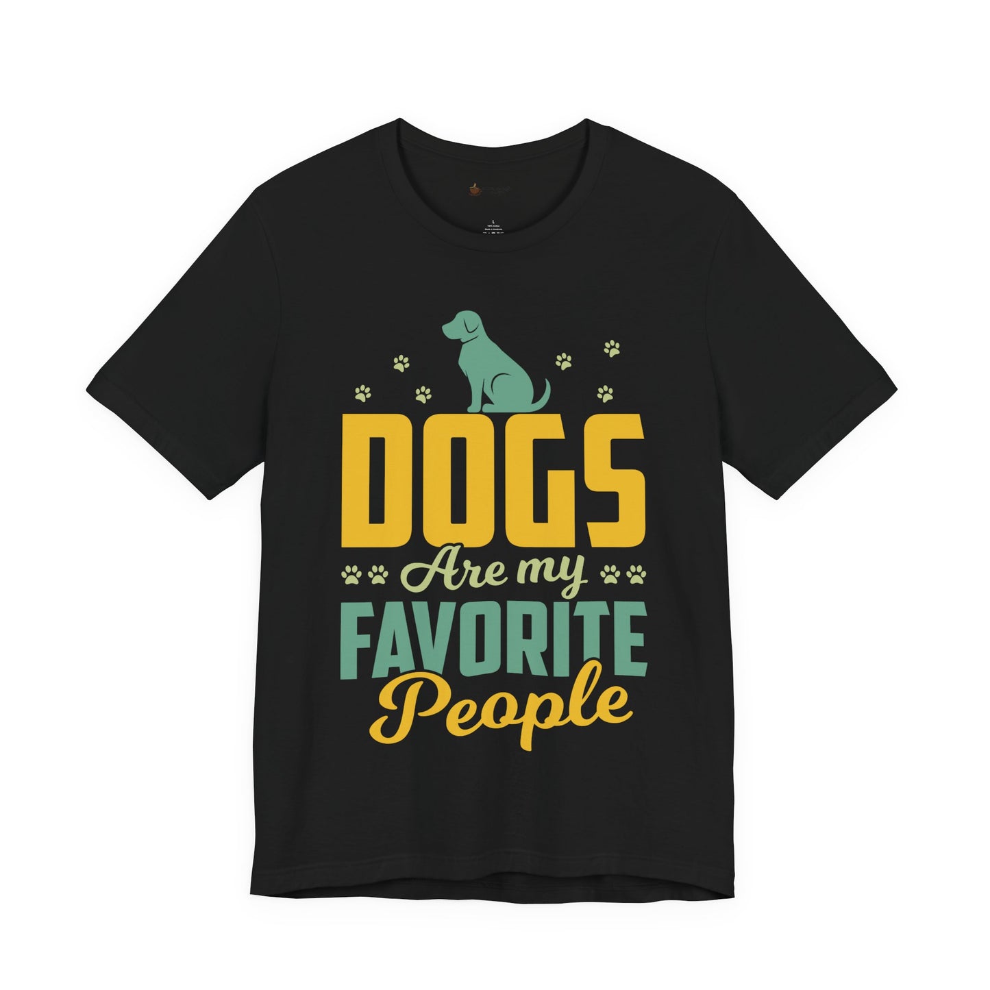 Dog Lovers Unisex Short Sleeve Tee - "Dogs Are My Favorite People"