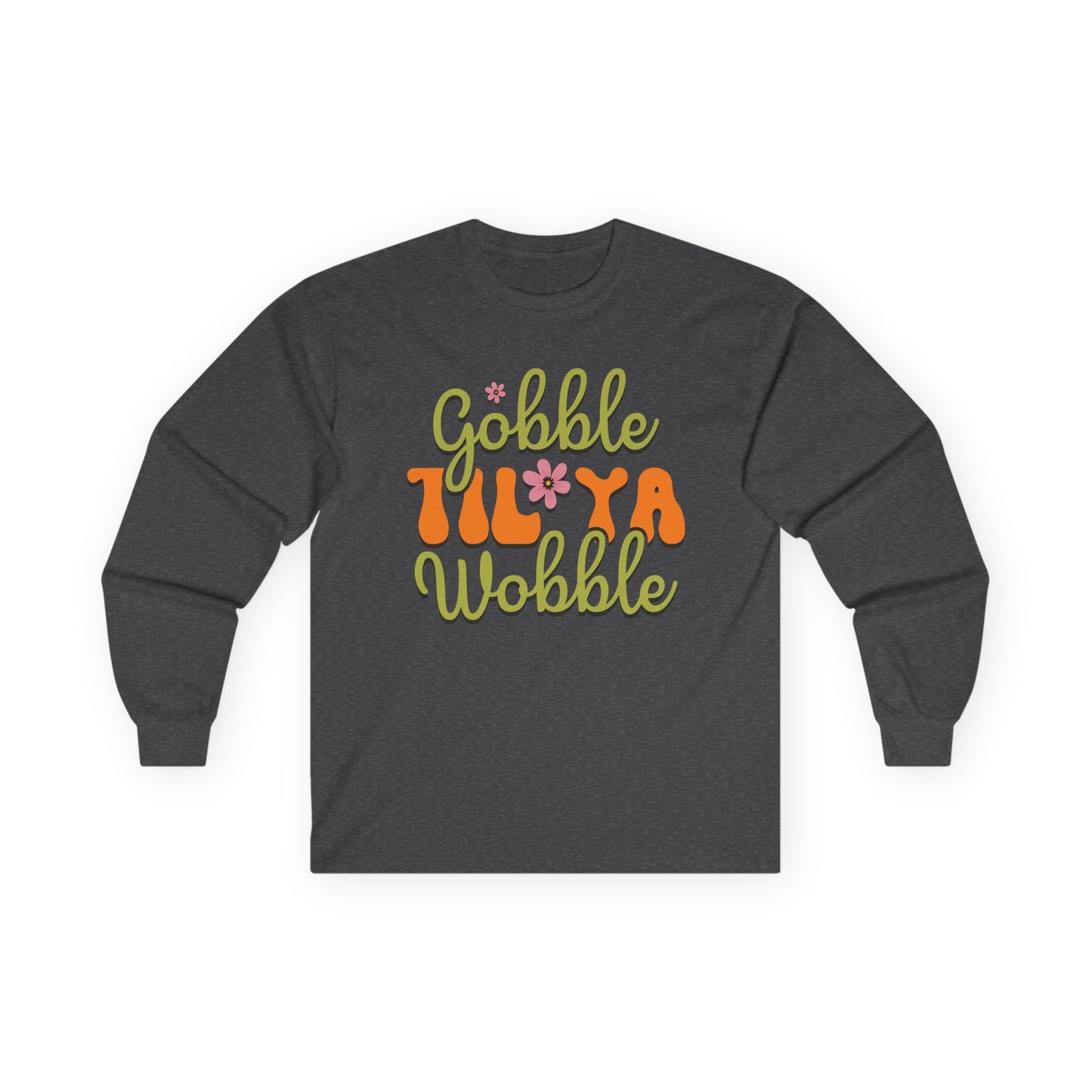 Thanksgiving Long Sleeve Tee - "Gobble 'Til Ya Wobble" - Holiday Apparel, Casual Wear, Gift for Thanksgiving, Family Celebration, Fall [...]
