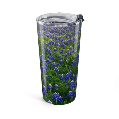 Bluebonnet Fields Tumbler, Floral Travel Mug, Nature Lover Gift, Summer Drinkware, Eco-Friendly Cup, Outdoor Adventure