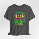 Mardi Gras 'Fat Tuesday' Tee — Carnival Mask & Feather Graphic