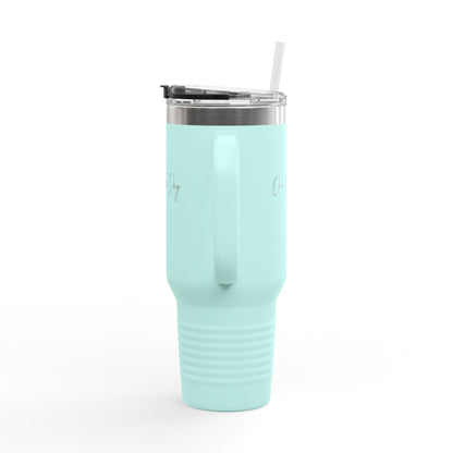 Insulated Travel Mug, 40oz - Stylish, Durable Hydration for Road Trips, Coffee Lovers, Gifts for Her, Outdoor Adventures, Everyday Use