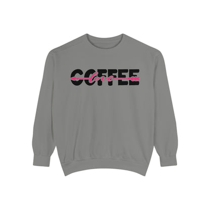 Coffee Lover Unisex Sweatshirt, Cozy Lounge Wear, Perfect Gift for Coffee Enthusiasts, Casual Trendy Apparel, Great for Birthdays, Holidays