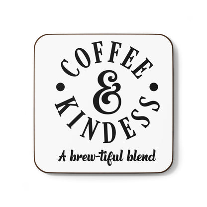 Coffee Lover's Hardboard Coaster - Life is Too Short for Bad Coffee - Home Decor, Gift Idea, Kitchen Accessory, Housewarming, Coffee Shop