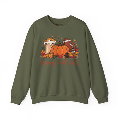 Fall Sweatshirt: Cozy Unisex Crewneck for Autumn, Seasonal Fashion, Thanksgiving Gift, Casual Wear, Holiday Apparel