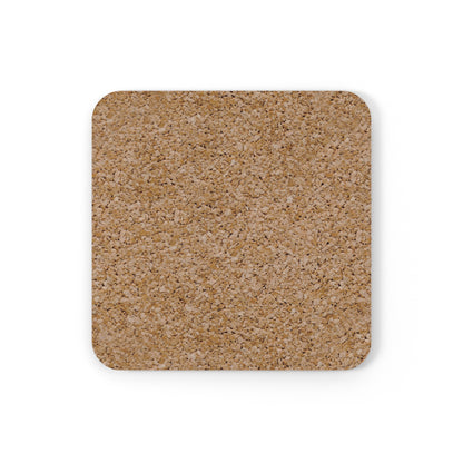 Fall Vibes Cork Coaster Set | Rustic Kitchen Decor, Coffee Lover Gift, Home Bar Accessory, Unique Coaster for Home