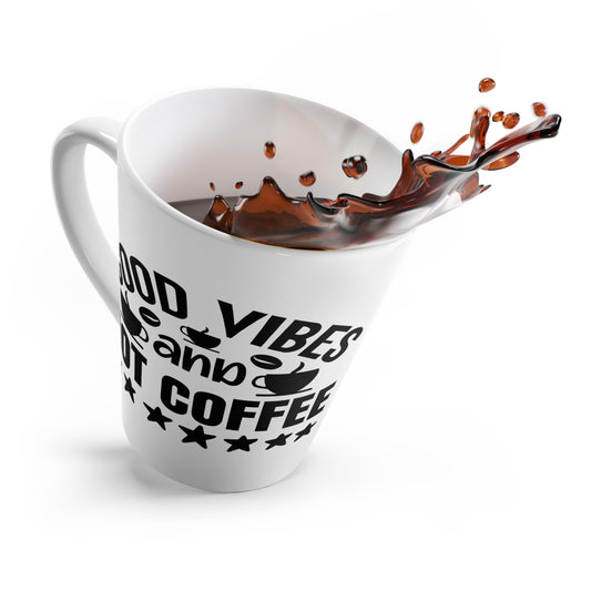 Good Vibes Latte Mug - Start Your Day With Coffee and a Smile, Inspirational Drinkware, Cute Gift for Coffee Lovers, Motivational [...]