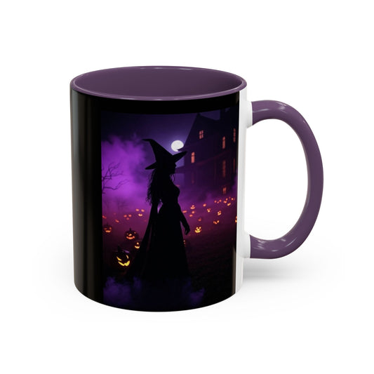 Spooky Witch Coffee Mug, Halloween Gift, Witch Decor, Home & Kitchen, Unique Mug for Coffee Lovers, Fall Drinkware, Accent Mug