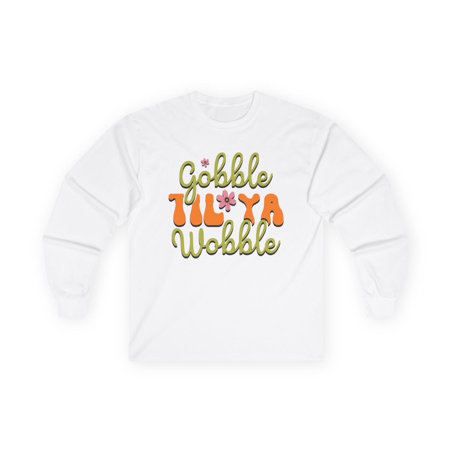 Thanksgiving Long Sleeve Tee - "Gobble 'Til Ya Wobble" - Holiday Apparel, Casual Wear, Gift for Thanksgiving, Family Celebration, Fall [...]
