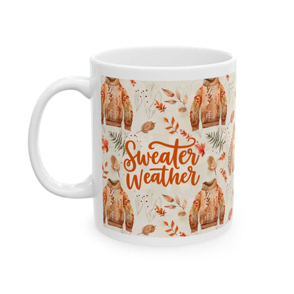 Autumn Sweater Ceramic Mug, Cozy Fall Drinkware, Gift for Teachers, Seasonal Coffee Cup, Cute Kitchen Decor, Thanksgiving Mug, Warm [...]